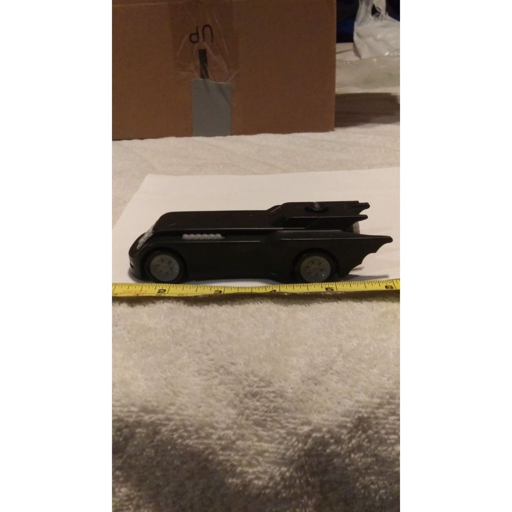Vintage Batmobile S17 Toy State International Ltd. plastic 6" battery operated,